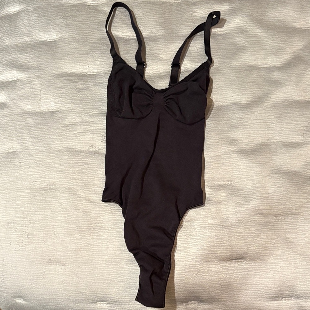 SKIMS Black Sculpting Bodysuit